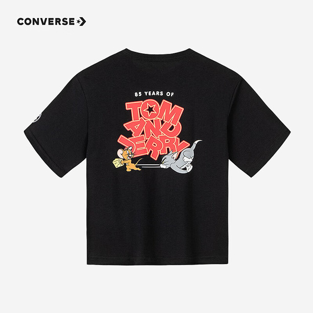 匡威 凉感短袖T恤  猫和老鼠联名系列