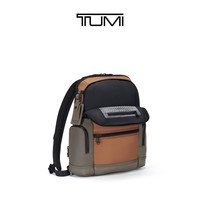 TUMI DFO FREMONT 男士大容量商务通勤双肩背包 黄褐色