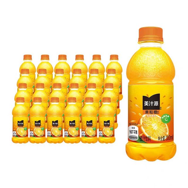 88VIP：美汁源 果味果汁饮料果粒橙300mlx12瓶*2箱