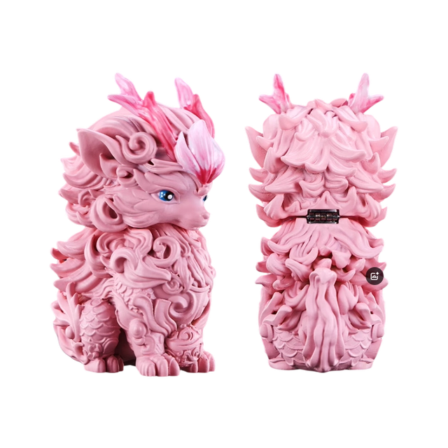 ZIPPO 雾桃粉麒麟防风煤油打火机