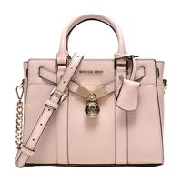 MICHAEL KORS 迈克·科尔斯 Nouveau Hamilton系列 女士小号皮质手提包 30F9G0HS1L187 裸粉色