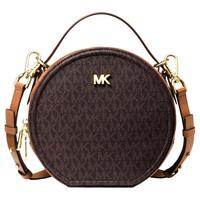 MICHAEL KORS 迈克·科尔斯 DELANEY系列 女士手提包 30T9GNBM6B 橡果棕/老花 小号