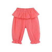 YeeHoO 英氏 YRKCJ11351A01 儿童居家长裤 珊瑚粉 73cm