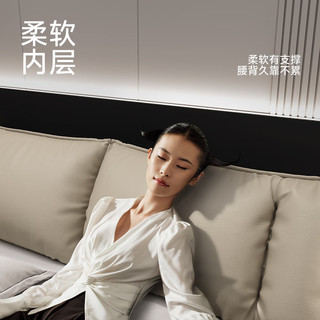  FA SA DI HOUSEHOLD/法莎蒂 牛皮 床+单柜+钢木排骨架  1.8*2.0m 半青 2.8mm加厚半青头层牛皮单床+单柜 【时尚版10cm钢木排骨架】1.8*2m箱框