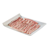  七环牧场 鲜宰原切 猪肉生鲜 涮烤松板肉条300g*3