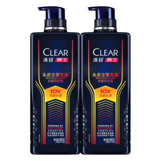  CLEAR/清扬 控油蓬松 男士洗发水  650g*2