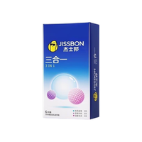  jissbon/杰士邦 凸点大颗粒 避孕套  6只/装
