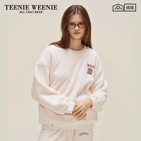 TEENIE WEENIE 加绒加厚保暖 女士睡衣套装 米白(睡衣套装) M
