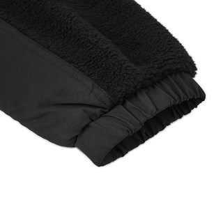 GXG 仿羊羔毛拼接立领夹克 黑色 165/S