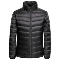  YALU/雅鹿 90绒子 男士羽绒服  黑色 M M （100-120斤）