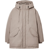  JACK&JONES/杰克琼斯 宽松连帽 男士羽绒服  E13蘑菇棕色 L L （180）