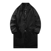  ROMON/罗蒙 肤感PU皮 男士风衣