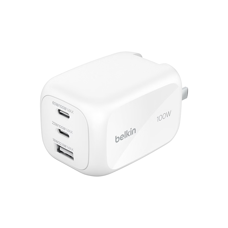 belkin/贝尔金 100W快充 氮化镓充电器  线充套装 小寒冰 100W 100W新小寒冰+1米线