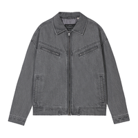 Levi's/李维斯 美式复古水洗做旧 男士牛仔夹克