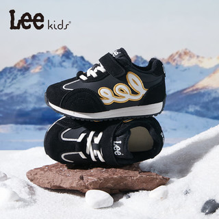 LEE KIDS 防滑 儿童运动鞋  黑色 30码 30 【内长19.8cm适合脚长18.8-19.3cm】