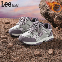 LEE KIDS 防滑 儿童运动鞋 紫灰 33码 紫灰【加绒】 33 【内长21.7cm适合脚长20.7-21.2cm】