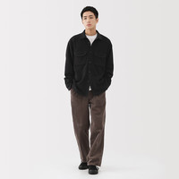 MUJI/無印良品 男士抓绒衬衫