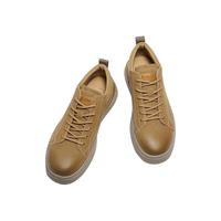 森达 户外徒步 男士工装鞋  黄色