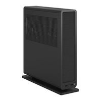  Fractal Design/分形工艺 MESH网孔 ITX台式机机箱 mini-ITX主板 120水冷 风扇 PCIE4.0转接卡  黑色 Ridge 黑色