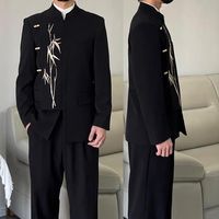 citylink tactic 国风刺绣 女士西服套装