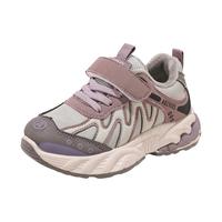 ABCKIDS 保暖 儿童棉鞋 米深紫 33码 33 内长约21.35cm