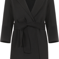  Max Mara/麦丝玛拉 气质系带 女士绵羊毛大衣