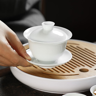  杰艺 高档 陶瓷功夫茶具套装+反口杯