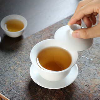  杰艺 高档 陶瓷功夫茶具套装+反口杯