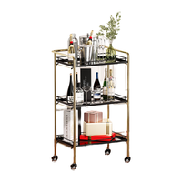  bencross/本心本来 可移动 三层置物推车 轮