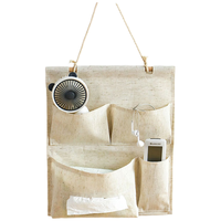  圆本 布艺墙挂式收纳挂袋