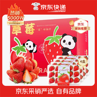 勿语 大凉山4盒装草莓 单果12g+  36-80枚净重2.1-2.6斤