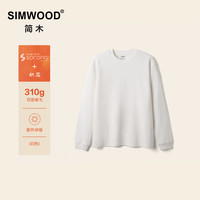 Simwood 310g 炽芯sorona双面碳磨圆领卫衣SM110736B