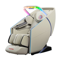  iRest/艾力斯特 4D双机芯 按摩椅+腿部电动伸缩揉搓+柔性导轨  卡其米