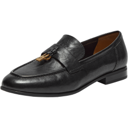 Bata 粗跟 女士乐福鞋 黑色 38