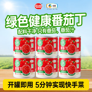  屯河 便捷尝鲜 番茄罐头 210g*6罐【一次一罐 便捷尝鲜】