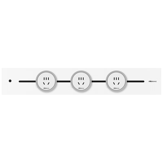  NVC/雷士电工 可移动 轨道式插座+感应灯  一开三孔 感应灯款-50cm+3个五孔-白色
