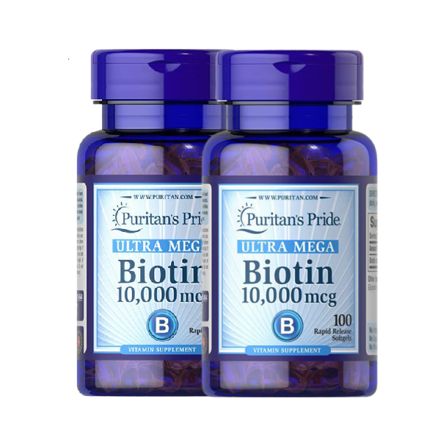  Puritan's Pride/普丽普莱 生发黑发护发养发 生物素软胶囊