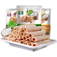 椰子日记 泰国 椰子蛋卷 80g*2袋 袋装 80g