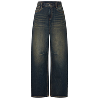 MO&Co. 宽松弯刀廓形 女士牛仔裤