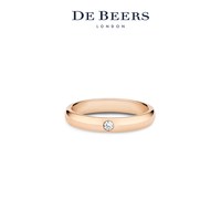 年货大集：DE BEERS DB Classic 18K玫瑰金单钻戒指3mm