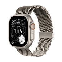 Apple GPS+蜂窝网络 Apple Watch Ultra 3+原色钛金属米兰尼斯表带  49mm