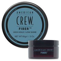 AMERICAN CREW 男士纤维发胶发蜡发泥 强力定型低光泽 背头造型 蓬松亚光 85g