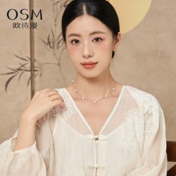 欧诗漫 珠宝淡水珍珠项链 6-7mm ONDW035867