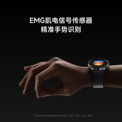 小米 MI）Xiaomi Watch 5 小米手表 全智能旗舰手表 智能手势控制 健身房模式 黑色氟胶表带款