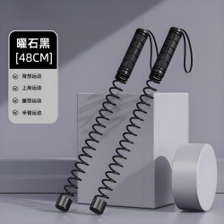 羽豪 无绳战绳专业体能力量训练家用便携甩绳肌肉耐力运动燃脂器材 无绳战绳-曜石黑