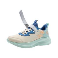  QIAODAN/乔丹 软底 儿童跑步鞋 山帆白/云雾绿/榕树蓝 42