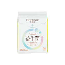 自由点 卫生巾益生菌纯棉日用姨妈巾超长夜用护垫