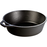 LODGE 洛极 L8DSK3 平底锅(26cm、无涂层、不粘、铸铁)