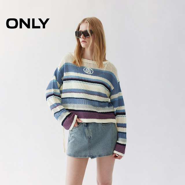 ONLY 航海系 女士针织衫 125324006