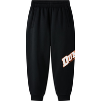 361°童装男针织加厚保暖长裤冬季通码运动基础款加厚长裤 经典黑 101cm